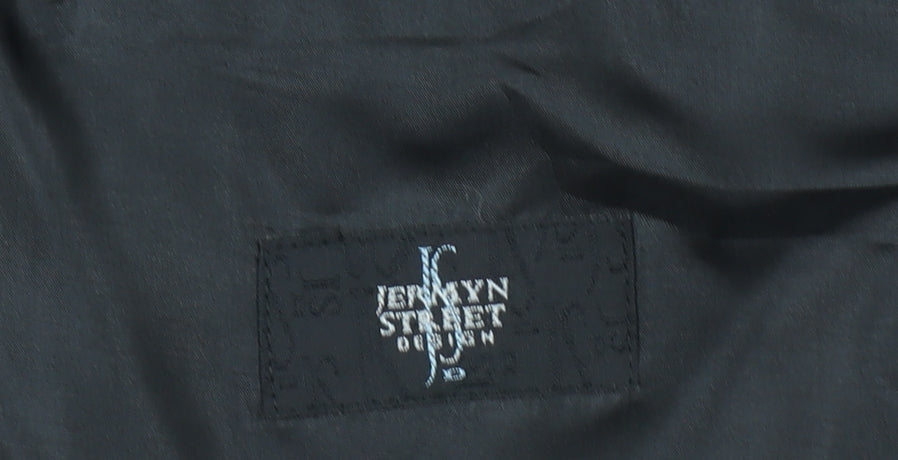 Jermyn Street Design Men's Black Blazer 44 Regular