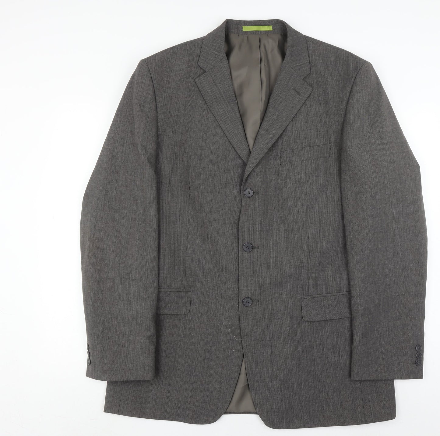 Mens UK Size 42 Burton Regular Grey Suit Jacket