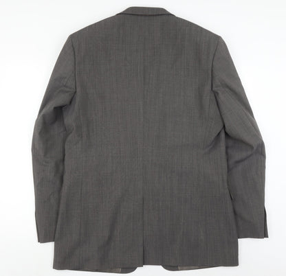 Mens UK Size 42 Burton Regular Grey Suit Jacket