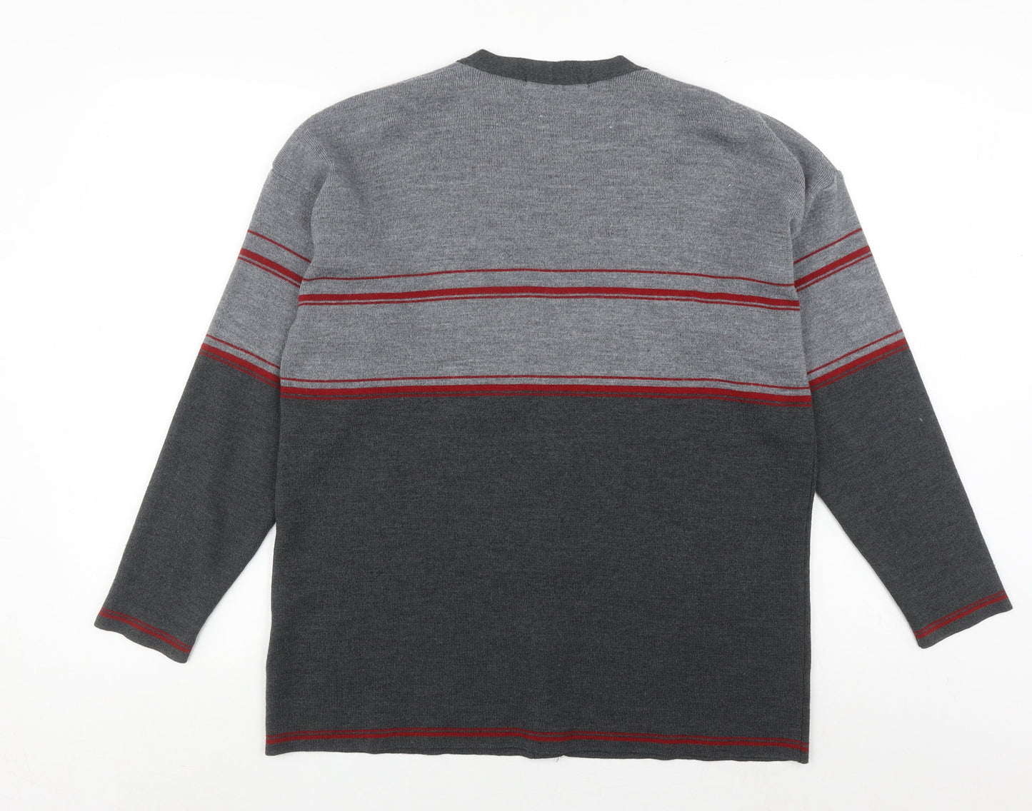Womens UK Size 14 Holmewood Grey Cardigan Jumper