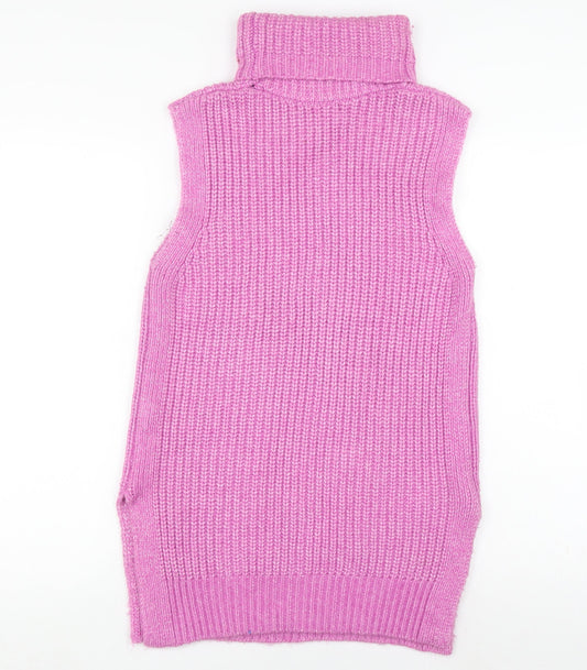 Womens UK Size XS Marks and Spencer Pink Vest Jumper