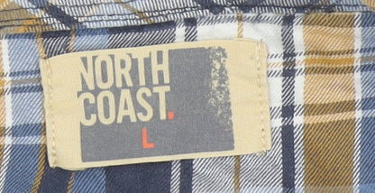 North Coast Men's Grey Henley Jumper Large