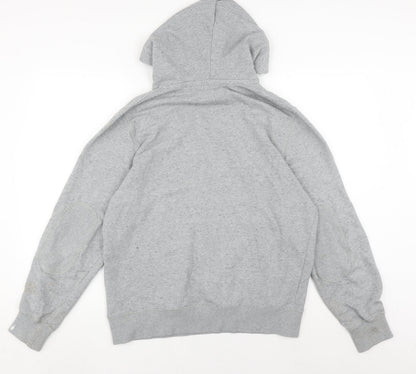 Holmes and Company Men's Grey Pullover Hoodie, Size L, Logo