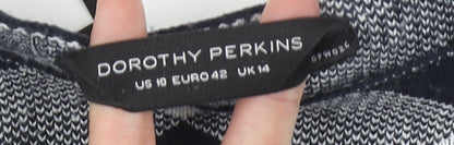Womens UK Size 14 Dorothy Perkins Black Pullover Jumper