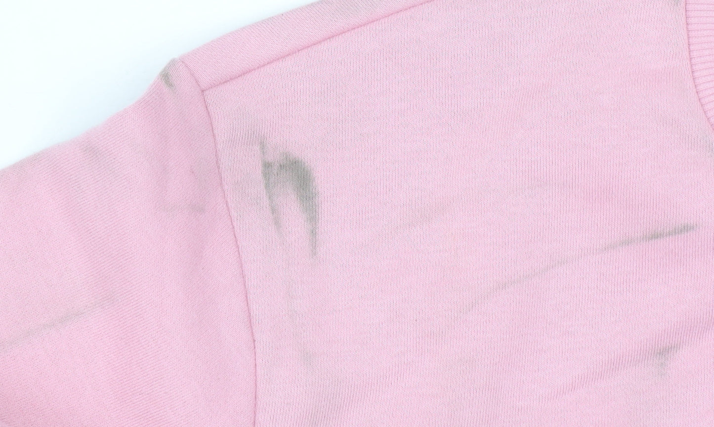 Womens UK Size XS Marks and Spencer Pink Pullover Sweatshirt