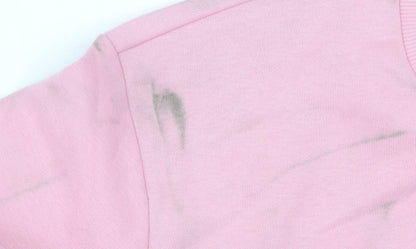 Womens UK Size XS Marks and Spencer Pink Pullover Sweatshirt