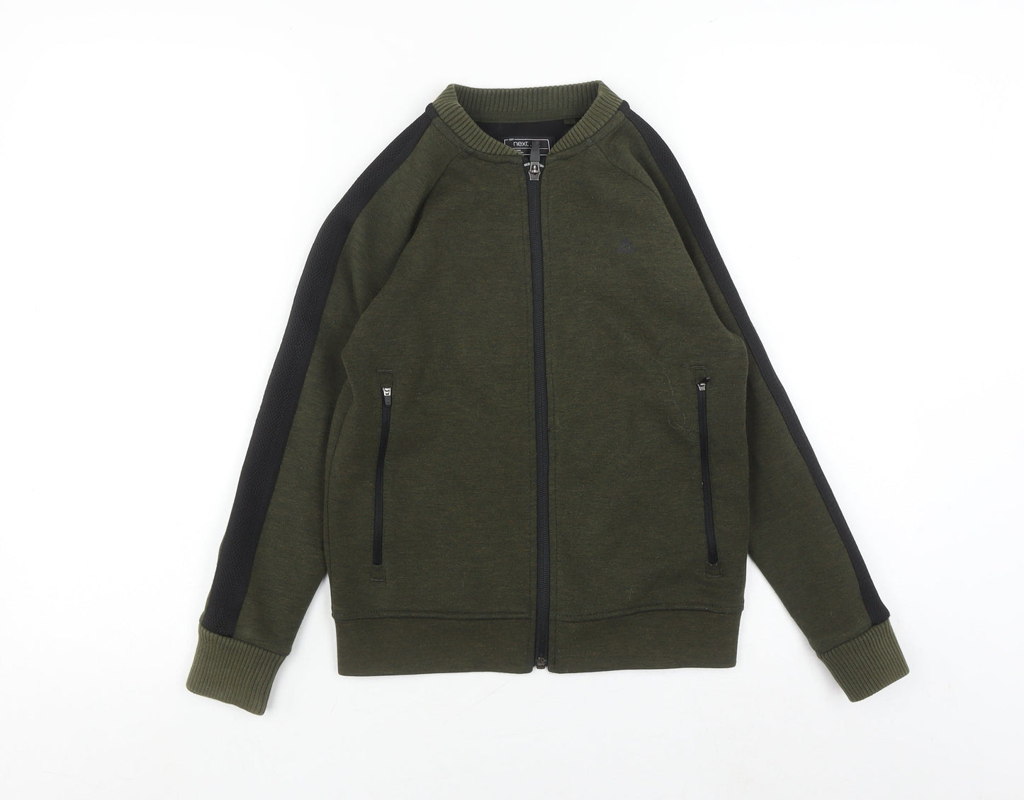 Next Boys Green Full Zip Sweatshirt, 9 Years - Casual Comfort