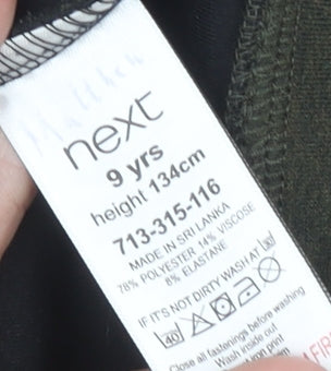 Next Boys Green Full Zip Sweatshirt, 9 Years - Casual Comfort