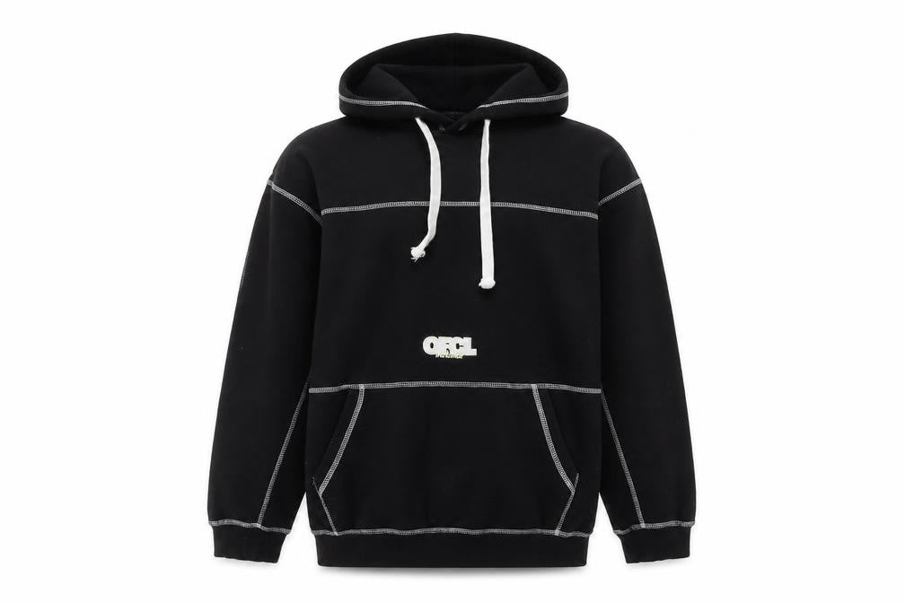 Mens UK Size M boohooMAN Black Pullover Hoodie