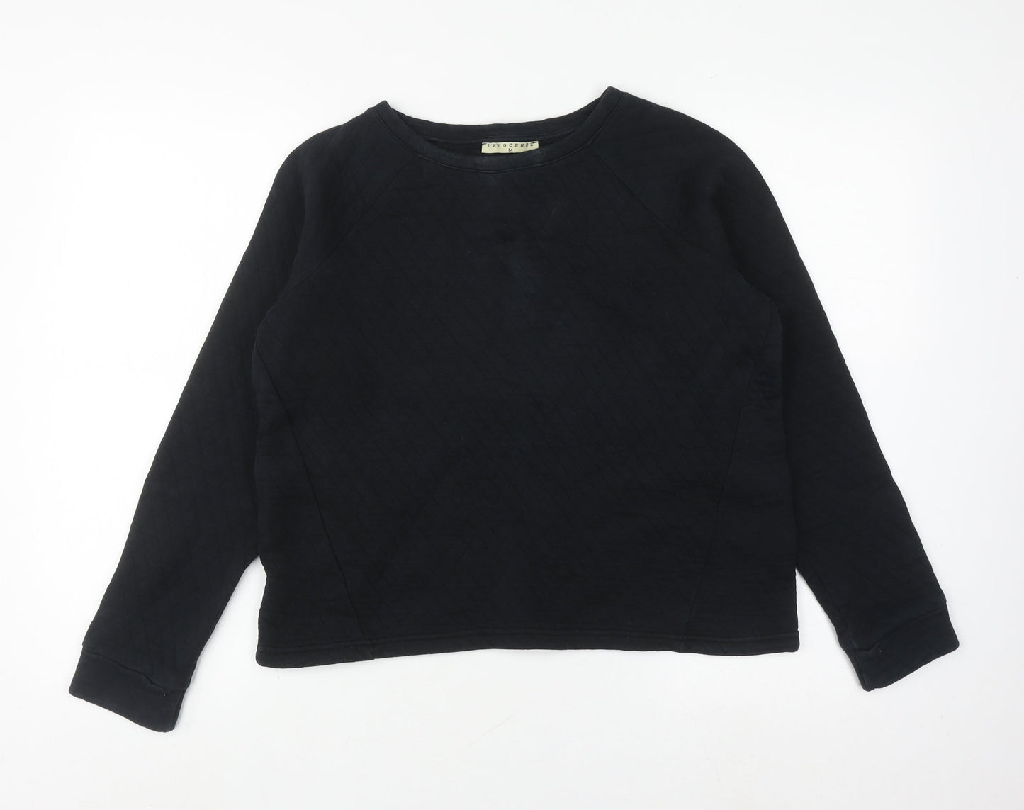 Innocence Women's Black Quilted Sweatshirt M