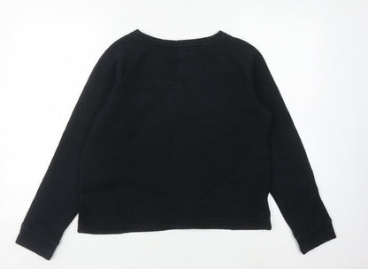 Innocence Women's Black Quilted Sweatshirt M