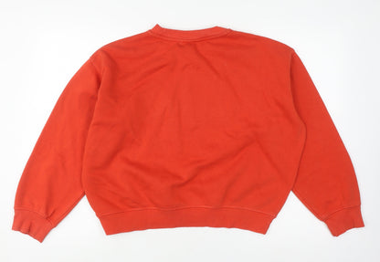 H&M Unisex Red Wisconsin Pullover Sweatshirt S
