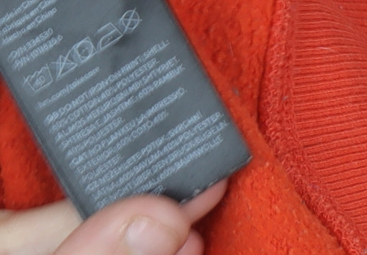 H&M Unisex Red Wisconsin Pullover Sweatshirt S