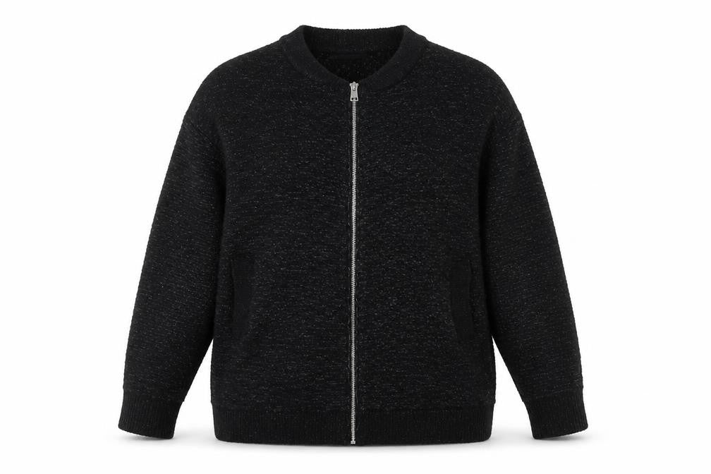 Womens UK Size 8 Zara Knit Black Cardigan Jumper