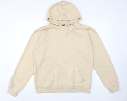 Mens UK Size S BoohooMAN Beige Pullover Hoodie