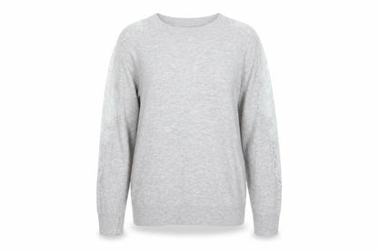 Womens UK Size 10 Warehouse Grey Pullover Jumper
