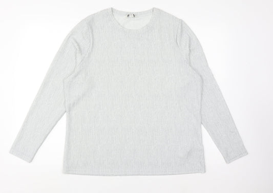 Womens UK Size 16 Marks and Spencer Grey Basic T-Shirt