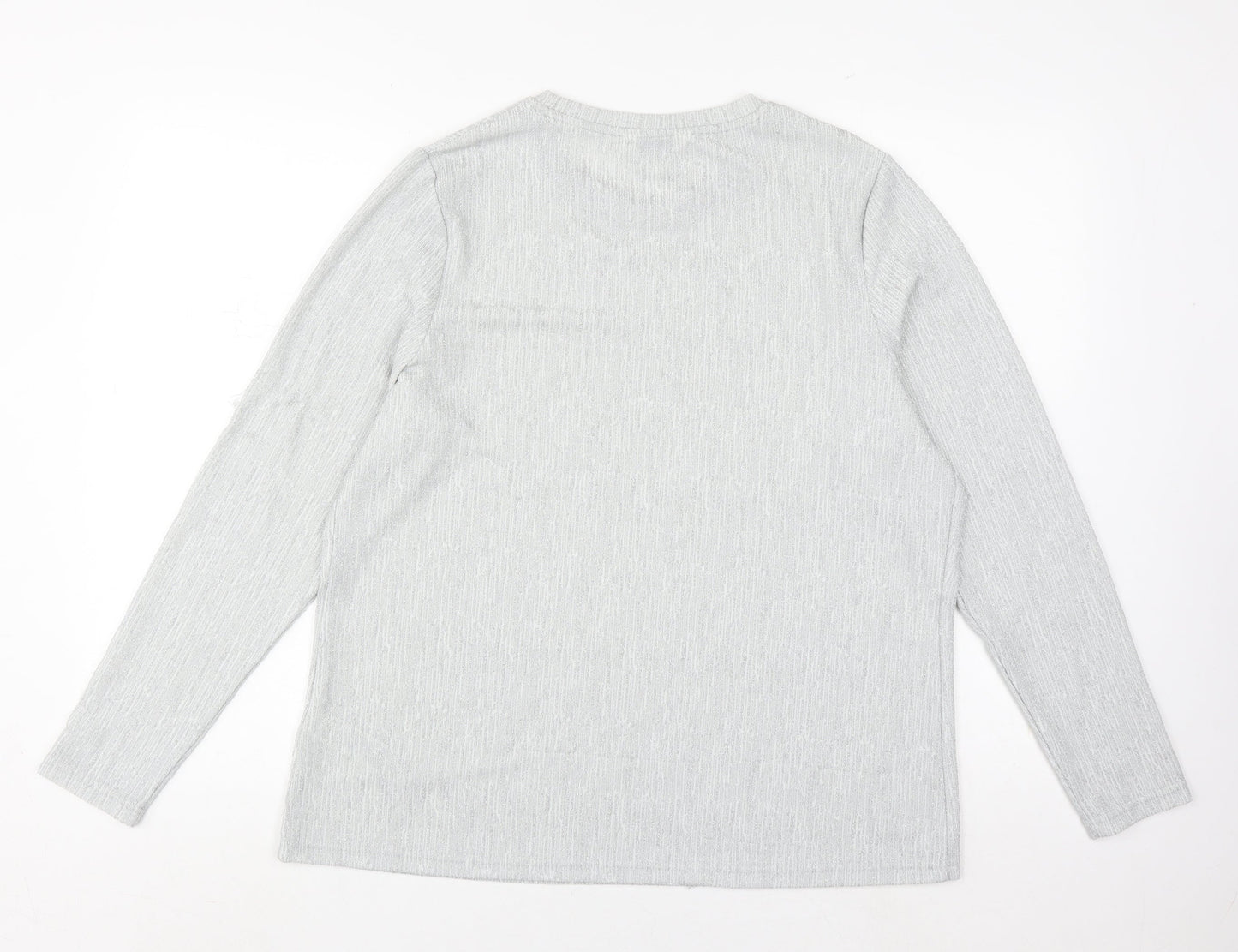 Womens UK Size 16 Marks and Spencer Grey Basic T-Shirt