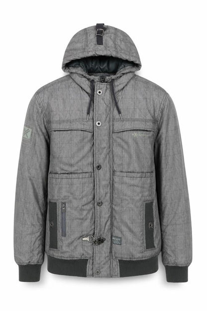Mens UK Size M Bershka Grey Bomber Jacket