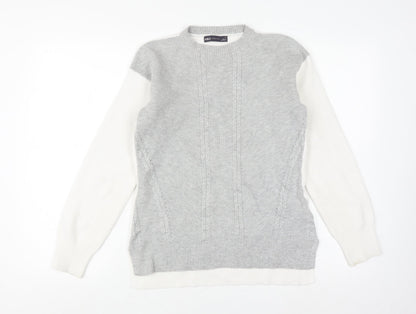 Womens UK Size S Marks and Spencer Grey Pullover Jumper