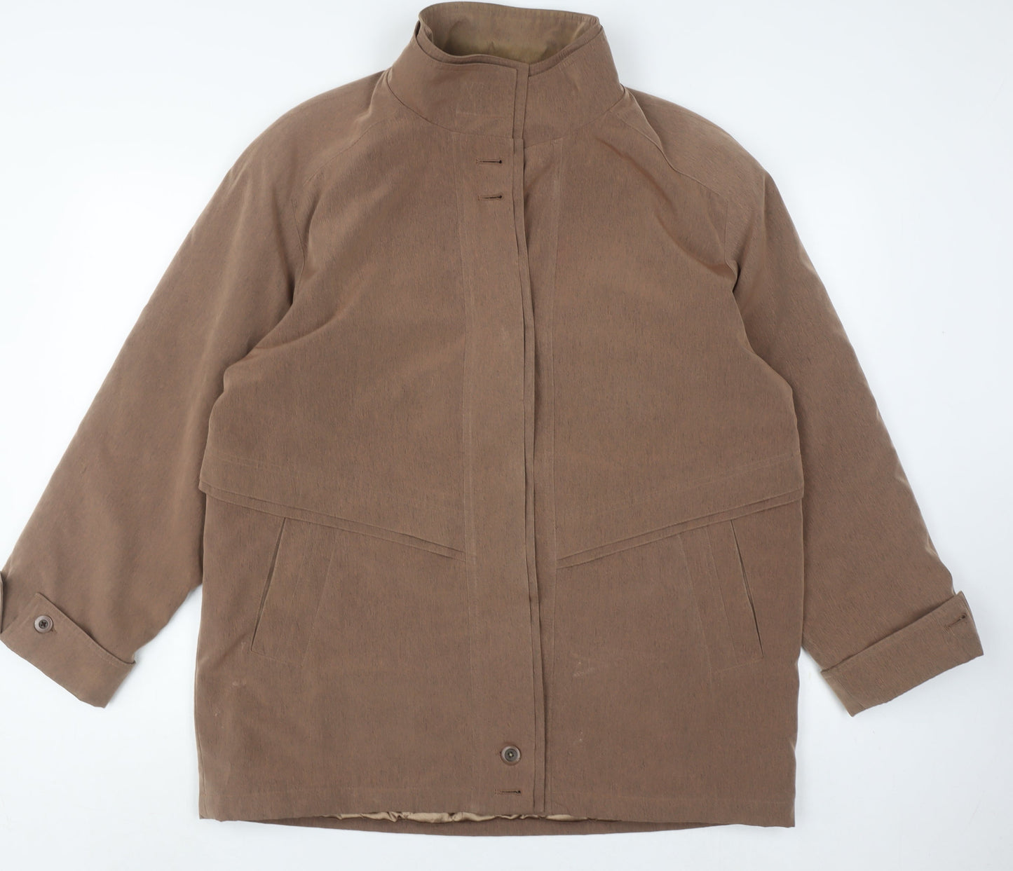 Gold by Telemac Women's Brown Jacket L