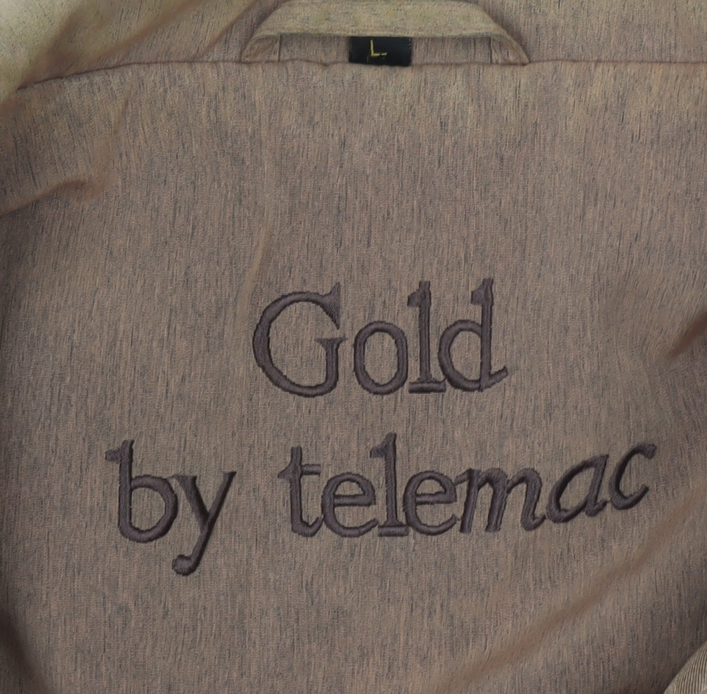 Gold by Telemac Women's Brown Jacket L
