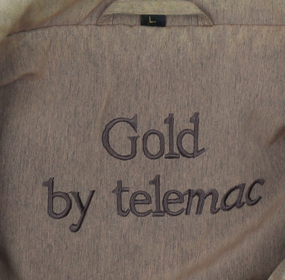 Gold by Telemac Women's Brown Jacket L