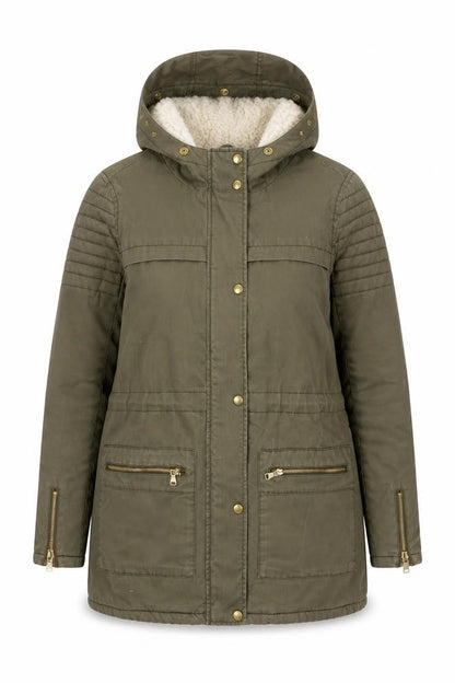 Womens UK Size 12 Miss Selfridge Green Parka Coat