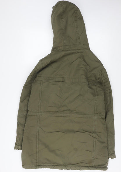 Womens UK Size 12 Miss Selfridge Green Parka Coat