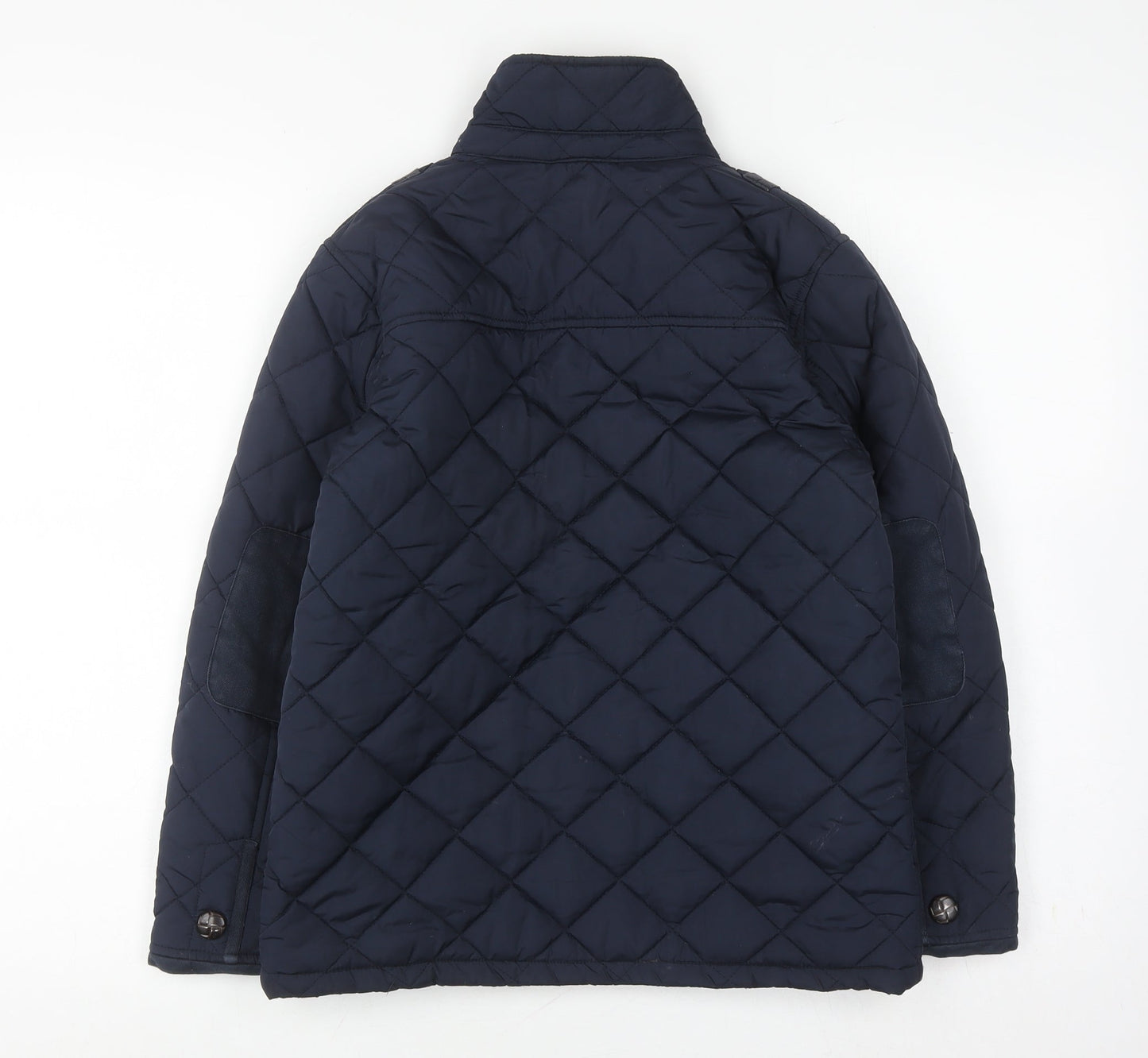 Next Boys Blue Quilted Jacket, Age 9 Years, Cosy Winter Style