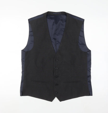 Mens UK Size 42 NEXT Regular Grey Suit Waistcoat