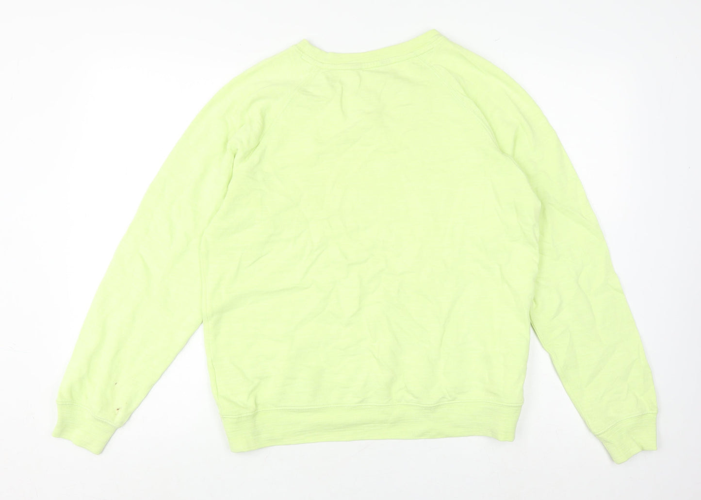 Marks and Spencer Green Women's Pullover Sweatshirt - Size 12