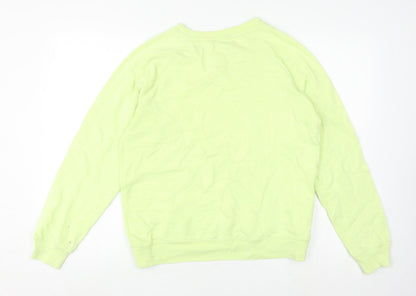Marks and Spencer Green Women's Pullover Sweatshirt - Size 12
