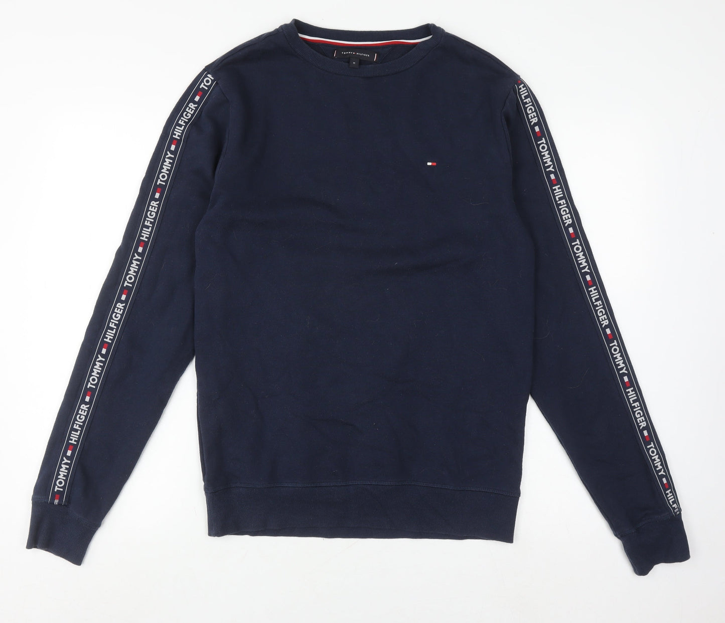 Tommy Hilfiger Men's Blue Logo Sweatshirt Medium