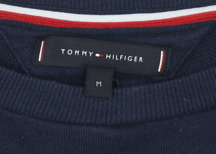 Tommy Hilfiger Men's Blue Logo Sweatshirt Medium