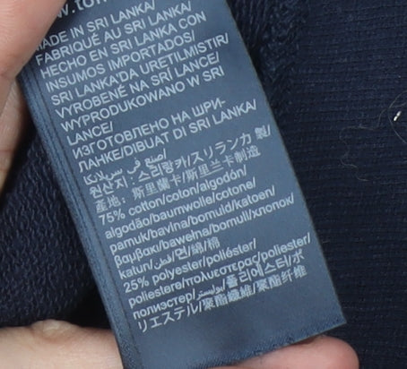 Tommy Hilfiger Men's Blue Logo Sweatshirt Medium