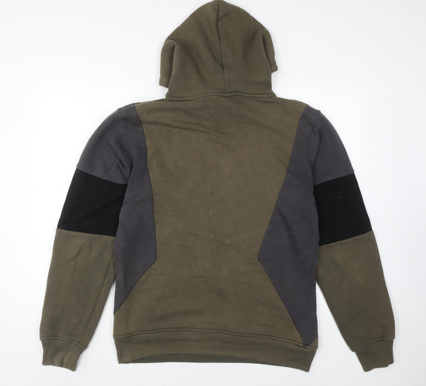 Mens UK Size M NICCE Green Pullover Hoodie