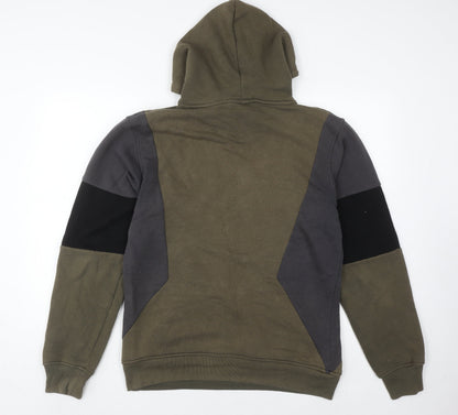 Mens UK Size M NICCE Green Pullover Hoodie