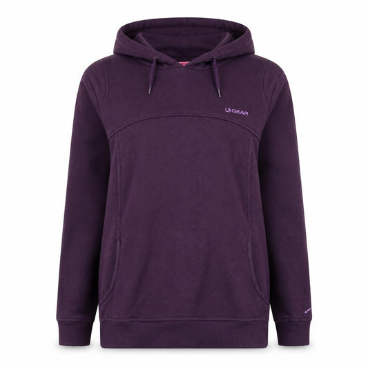 Womens UK Size 12 LA Gear Purple Pullover Hoodie