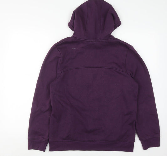 Womens UK Size 12 LA Gear Purple Pullover Hoodie