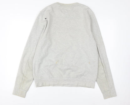 Tommy Hilfiger Men’s Grey Logo Sweatshirt M