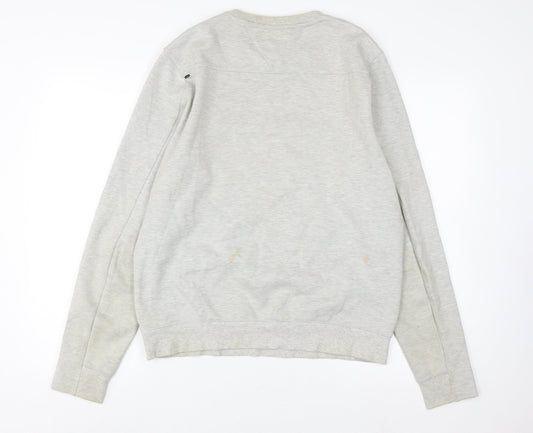 Tommy Hilfiger Men’s Grey Logo Sweatshirt M