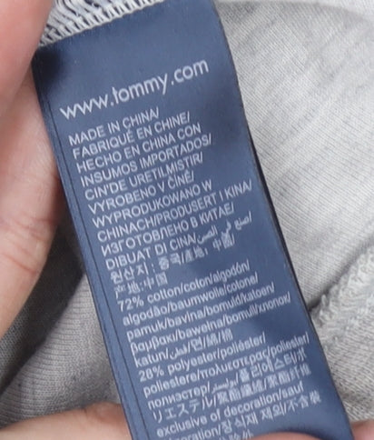 Tommy Hilfiger Men’s Grey Logo Sweatshirt M