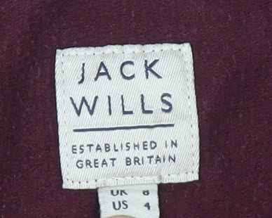 Womens UK Size 8 Jack Wills Red Pullover Sweatshirt