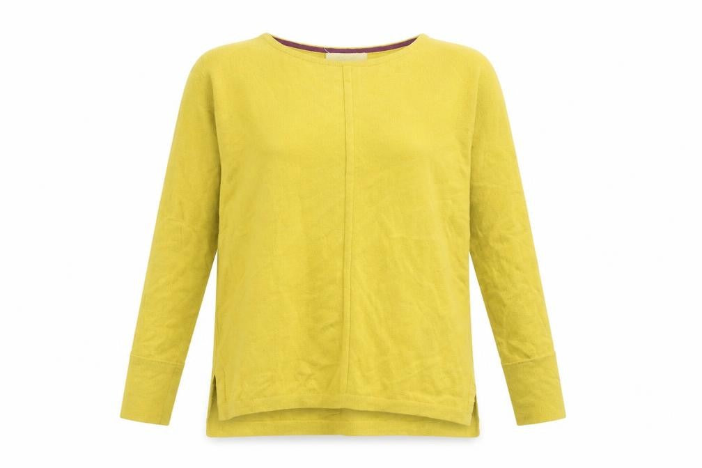 Womens UK Size 10 White Stuff Yellow Pullover Jumper