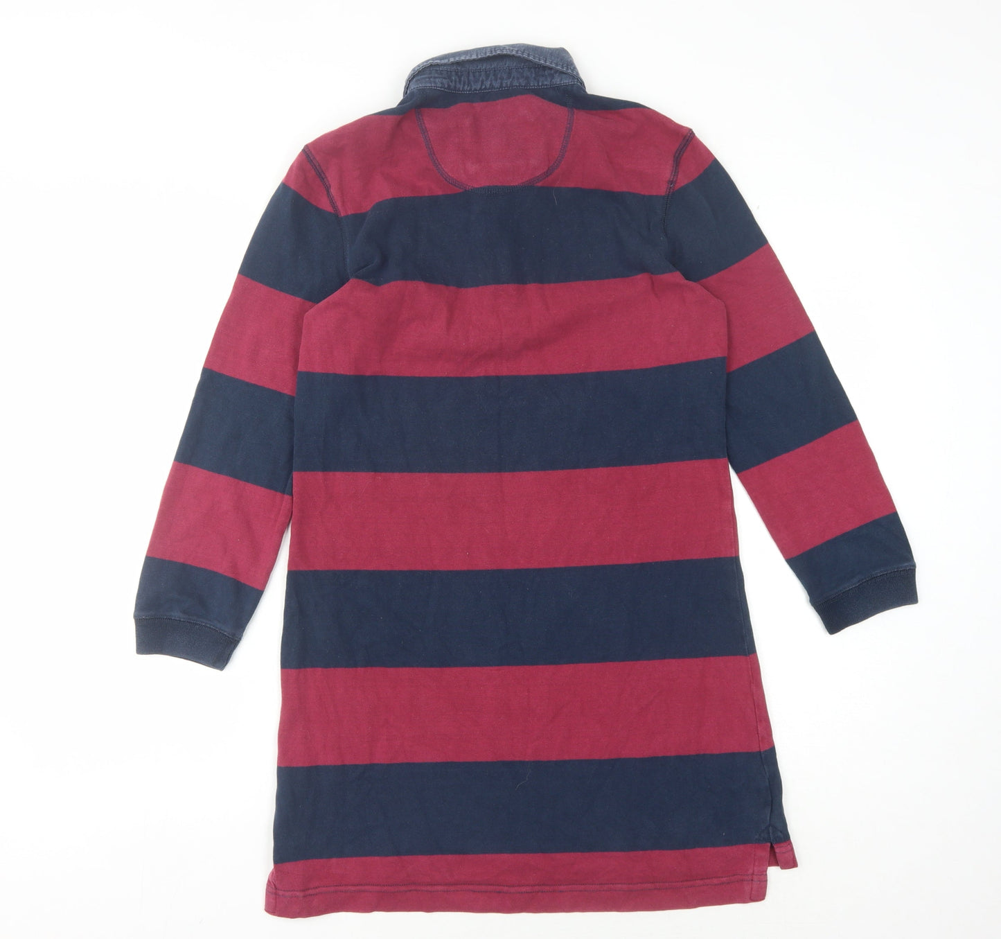 Jack Wills Women's Striped Shirt Dress UK 10
