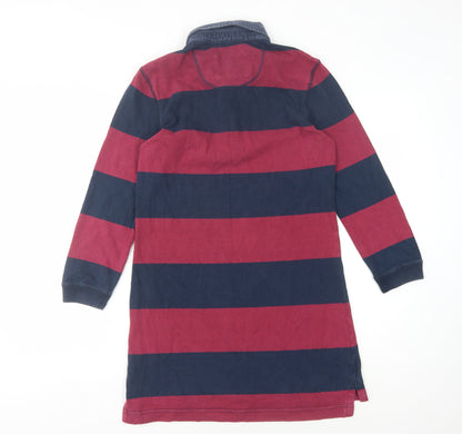 Jack Wills Women's Striped Shirt Dress UK 10
