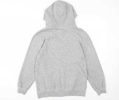 Mens UK Size  Hurley Grey Full Zip Hoodie