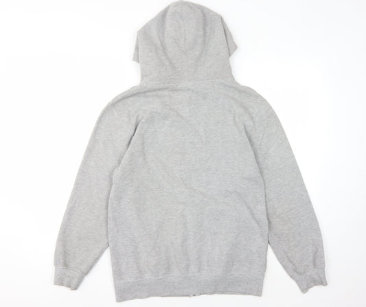 Mens UK Size  Hurley Grey Full Zip Hoodie