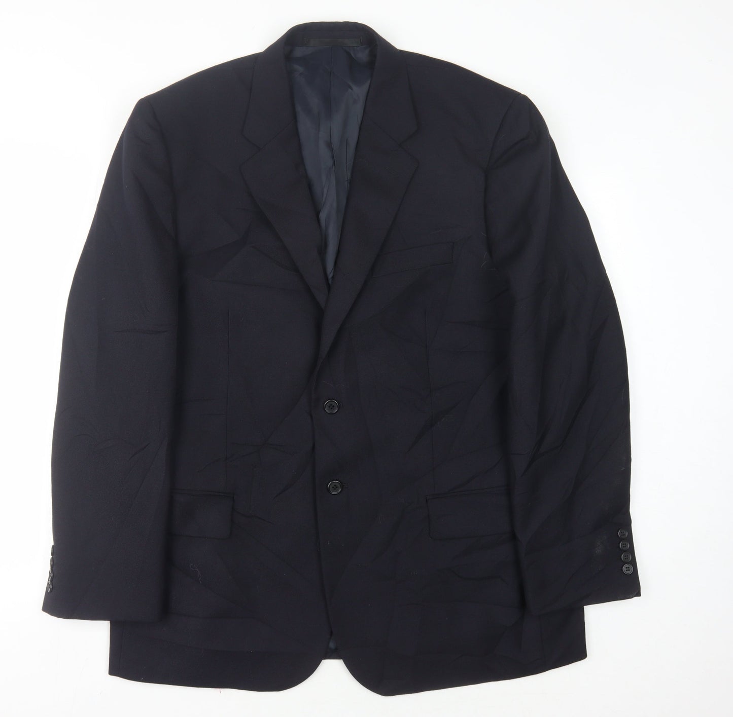 Mens UK Size 44 Slaters Regular Blue Suit Jacket